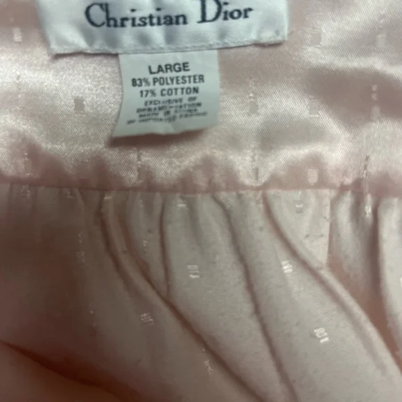 Vintage~ Christian Dior ~Size Large Pink Elegant Nightgown